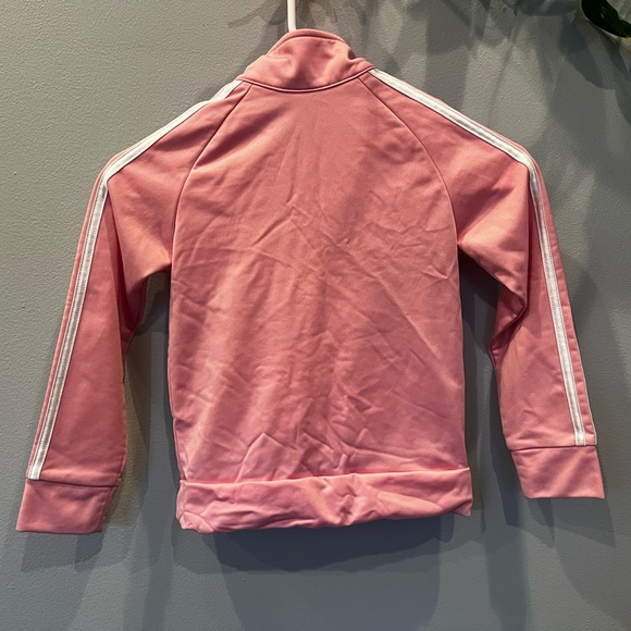 Adidas Pink Zip Front Jacket/girls size 6 - Picture 8 of 10